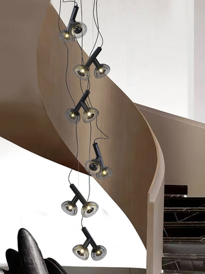 Nordic black Designer Chandelier Bedroom Living Room Dining Staircase Chandelier(WH-MI-411)