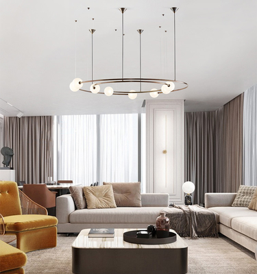 Modern Luxury Chandelier Home Decor For Dinning Room Nordic ring Chandelier(WH-MI-415)