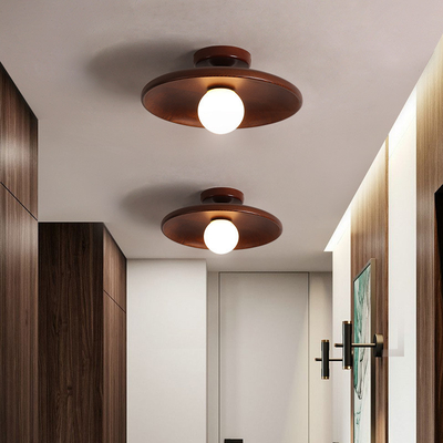 Modern Wood LED Ceiling Light Pendant Light Surface Mounted Led Ceiling Chandelier(WH-WA-43)