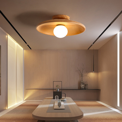 Modern Wood LED Ceiling Light Pendant Light Surface Mounted Led Ceiling Chandelier(WH-WA-43)