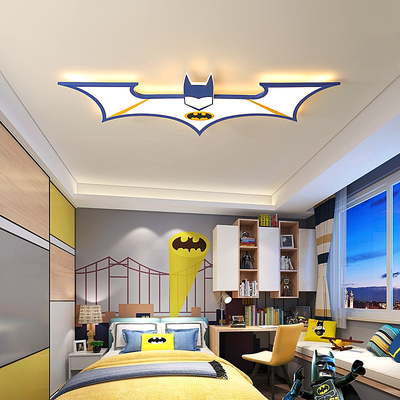 LED Child Chandeliers Study Creative Remote control bat Ceiling Lights(WH-MA-238)