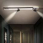 New Black Rectangle aisle Ceiling Light with Spotlight Clothing Store Corridor Ceiling Light(WH-MA-239)