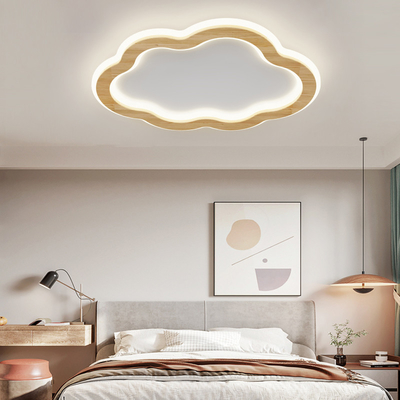 Modern Ceiling Lights Living Room Art dero Cloud round Wooden ceiling lights(WH-WA-50)