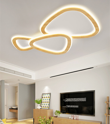 Modern Ceiling Lights Living Room Art dero Cloud round Wooden ceiling lights(WH-WA-50)