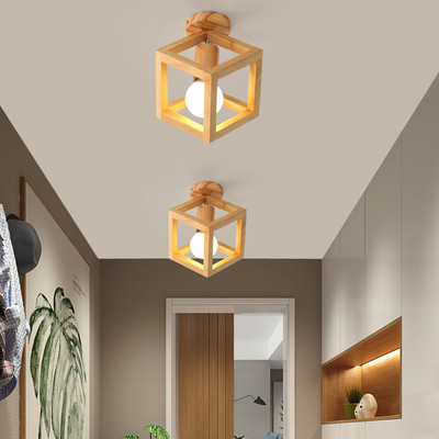 Nordic Wood Ceiling Lamp for Hallway Entrance Balcony Corridor Hallyway ceiling lamp(WH-WA-51)