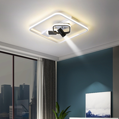 LED Ceiling Lights Rectangular Living Room Bedroom Aisle Recessed Lamps Simple LED Chandelier(WH-MA-245)