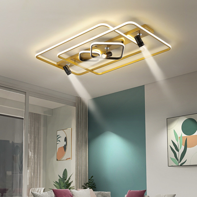 LED Ceiling Lights Rectangular Living Room Bedroom Aisle Recessed Lamps Simple LED Chandelier(WH-MA-245)