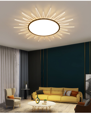 Ultra-thin Living Room Led Ceiling Lights Modern Bedroom Lamp Creative Sun Acrylic Chandelier(WH-MA-246)