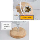 E27 Led Ceiling Light Industrial Nordic Modern Ceiling Lamp for Living Room Bedroom Decor Wood Cube Earth Lamp(WH-WA-58)