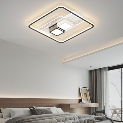 Modern Living Room Gold Luxury Ceiling Lights Minimalist Atmosphere geometric ceiling light(WH-MA-258)