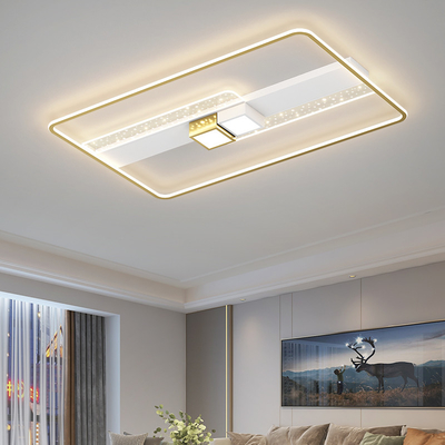 Modern Living Room Gold Luxury Ceiling Lights Minimalist Atmosphere geometric ceiling light(WH-MA-258)