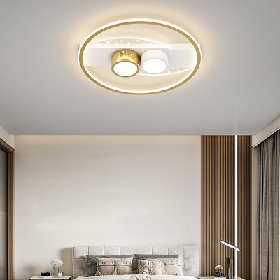 Modern Living Room Gold Luxury Ceiling Lights Minimalist Atmosphere geometric ceiling light(WH-MA-258)