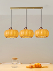 Designer Restaurant Island LED Chandelier Retro Resin Pumpkin Lamp Bedroom Wabi Sabi Pendant Lamps(WH-VP-165)