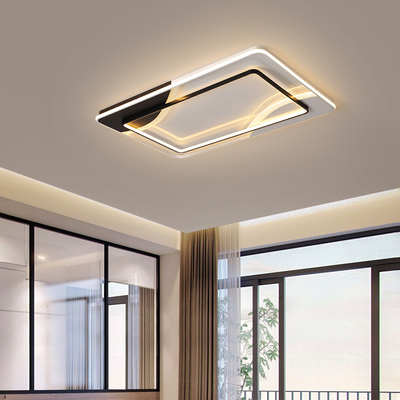 Round Square Led ceiling lamp For Living Room Lights Bedroom Black White ceiling Lights(WH-MA-264)