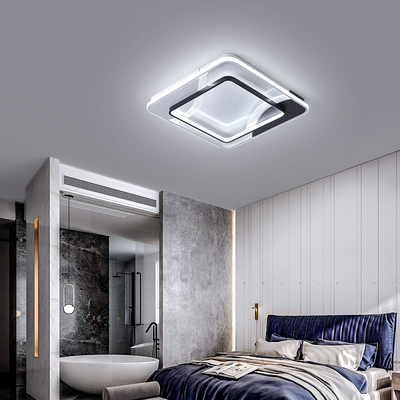 Round Square Led ceiling lamp For Living Room Lights Bedroom Black White ceiling Lights(WH-MA-264)