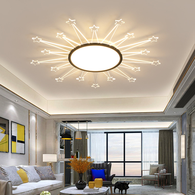 Modern Living Room Acrylic Ceiling Lights Minimalist Creative Loft Sun Ceiling Lamp(WH-MA-269)