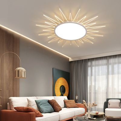 Modern Living Room Acrylic Ceiling Lights Minimalist Creative Loft Sun Ceiling Lamp(WH-MA-269)