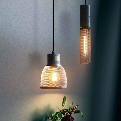 Industrial Pendant Lights Interior Iron Lampshade Bar Table living room Cement Pendant Lights(WH-VP-181)