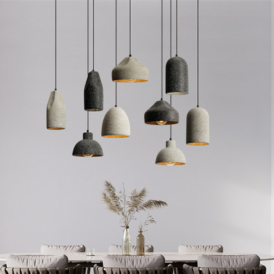 Danish Design Industrial  E27 Creative Bar Bedroom Bedside Restaurant Concrete Pendant Light(WH-VP-183)