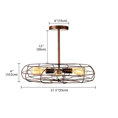 LED Pendant Lights Industrial Style Metal for Living Room Kitchen Retro Loft Pendants Ligh(WH-VP-188)