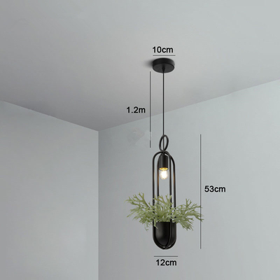 Nordic Iron Pendant Light Home Deco Living Room Dining Room Industrial plant pendant light(WH-VP-190)