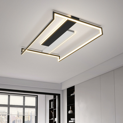 Modern Living Room Ceiling Lights Nordic Creative Atmospheric Bedroom Room square ceiling light(WH-MA-295)