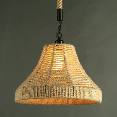 Vintage Light Hemp Rope Pendant Lamp Retro Loft Industrial Hanging Light Lamp(WH-VP-200)