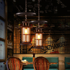 Retro Industrial Wind Wheel Chandelier Bar Table Coffee Restaurant Lantern Chandelier(WH-VP-208)