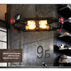 Retro American Iron Dining Room Chandelier Restaurant Bar Kitchen Light Ring Loft Pendant Light(WH-VP-229)