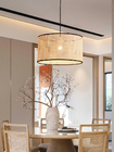 Rattan chandelier restaurant modern minimalist creative living room bedroom balcony Japanese-style lamps(WH-WP-91)