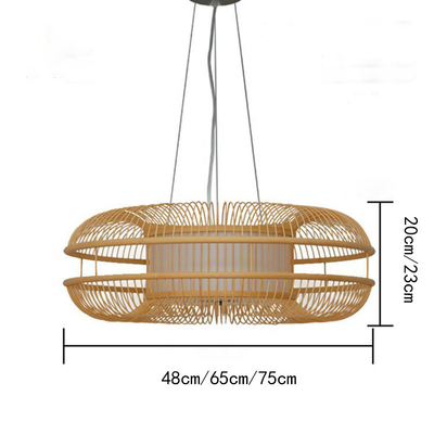 Countryside Pendant Lamp Bamboo Hanging Lamps for Living Room Decoration Loft lamp（WH-WP-77）