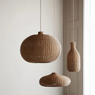 Chinese Style Creative Village Rattan Pendant Light Vintage Handmade Natural Wicker Lamps(WH-WP-78)