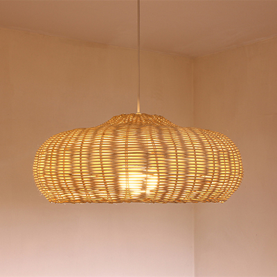 Chinese Style Creative Village Rattan Pendant Light Vintage Handmade Natural Wicker Lamps(WH-WP-78)