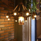 Loft Vintage Retro Lamps Industrial Style Hemp Rope Lights Bar Club Cafe Restaurant lamp(WH-VP-240)