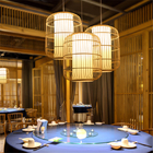 Chinese pendant lamps bamboo art Japanese tatami homestay Hotel Garden Bamboo hanging lamp(WH-WP-79)