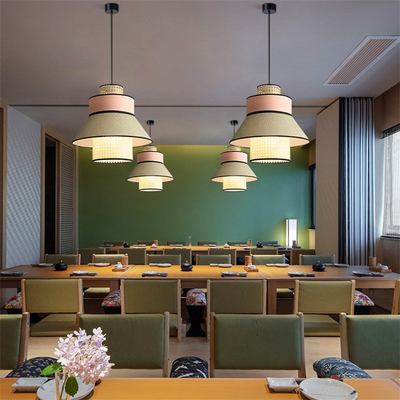 Japanese Style Chandelier Restaurant B & B Bar Hot Pot Restaurant Creative Personality Tatami Pendant Lamp(WH-WP-83)