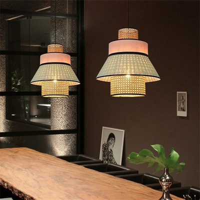 Japanese Style Chandelier Restaurant B & B Bar Hot Pot Restaurant Creative Personality Tatami Pendant Lamp(WH-WP-83)