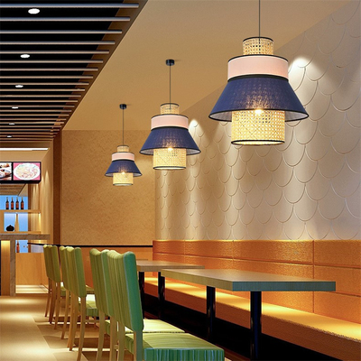 Japanese Style Chandelier Restaurant B & B Bar Hot Pot Restaurant Creative Personality Tatami Pendant Lamp(WH-WP-83)