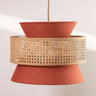 New Handmade Orange Bamboo Fabric Colorful Luxury Simple Japanese lamp(WH-WP-58）