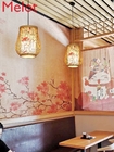 Bamboo Chandelier Zen Restaurant Dining Restaurant Box Tea Room Ancient Style Lantern Pendant lamp(WH-WP-86)
