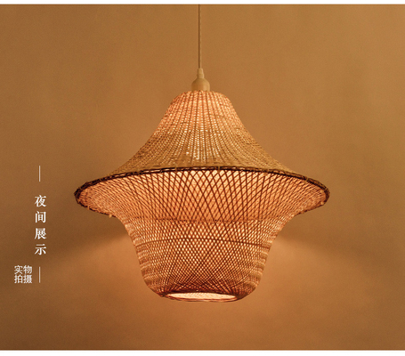 New Handmade Bamboo Chinese Japanese Asia Popular Kitchen Restaurant Dinning Room Living wicker lamp(WH-WP-60)