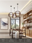 Bamboo Weaving Pendant Lamps Chinese Zen Tea Room Lamp Hotel Droplight(WH-WP-63)
