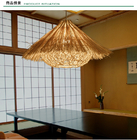 Hand Woven Rattan Pendant Lamp Restaurant Bedroom Corridor Chandelier Indoor Led Light (WH-WP-90)