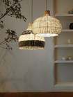 New Color Matching Rattan Lamp Vintage Pendant Light Fixtures Retro Hang lamp(WH-WP-68)