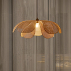 Creative Rattan Flower Pendant Light Designer Handmade Lustre Living Room Dining Room Lighting(WH-WP-71)