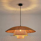 Vintage Rattan Lamp New Restaurant Pendant Lights Home Decor Dining Room Kitchen Loft Suspension lamp(WH-WP-73)