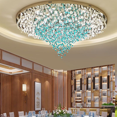 Large Modern Glass Stone Chandelier Living Hotel Project luxury lighting factory(WH-NC-105)