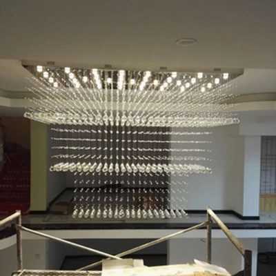 Modern Design Large Crystal Chandelier Hotel Lighting AC110V 220V Hotel Contemporary chandelier（WH-NC-106)