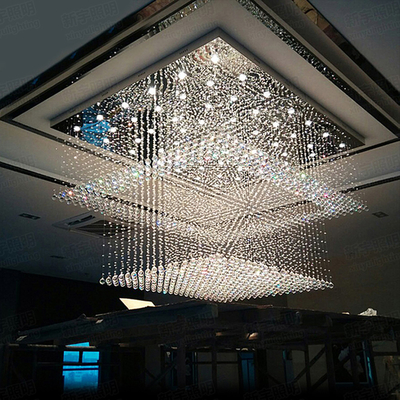 Modern Design Large Crystal Chandelier Hotel Lighting AC110V 220V Hotel Contemporary chandelier（WH-NC-106)