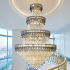 European-style Duplex Villa Loft Crystal Chandelier High-end Hotel Chandelier(WH-NC-107)